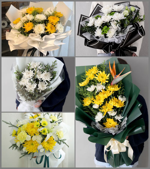 湖南湘西州永顺县颗砂乡白事花束代送
